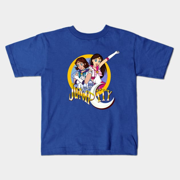 Jump City's Sailor Scouts Kids T-Shirt by feilan